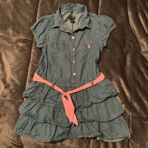 Cute girls jean dress